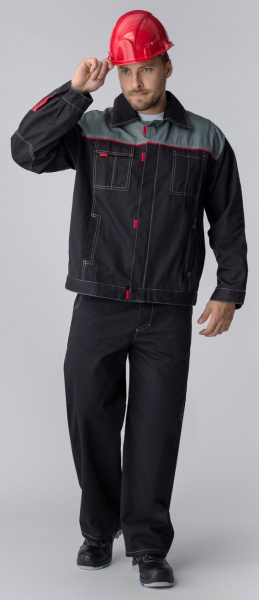 Костюм ФЛАГМАН-ФАВОРИТ-1 с БР (т.серый/серый)