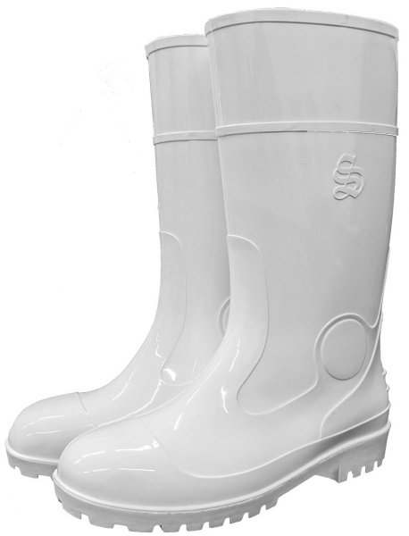 Сапоги ПВХ STEP В-40 МБС мужские (белый)