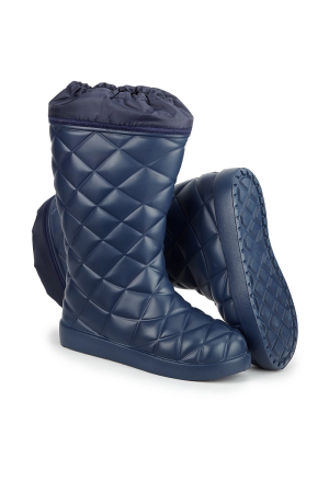 Сапоги ЭВА женские с надставкой съемный чулок (синий)