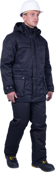 Куртка ЗАЩИТА зимняя (черный)