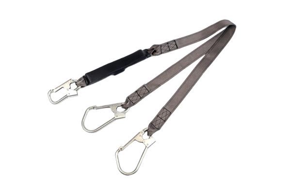 Строп BG 3аАд (КР), лента, двухветьевой, 3 карабина, амортизатор