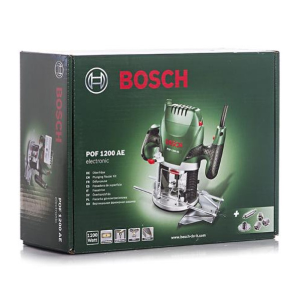 Фрезер BOSCH POF 1200 AE 0.603.26A.100 1200Вт раб.ход 55мм 28000об/мин