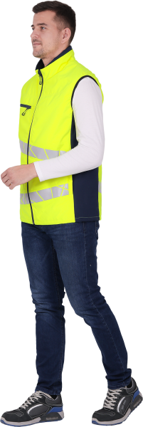 Жилет ACTIVE утепленный (желтый/синий)