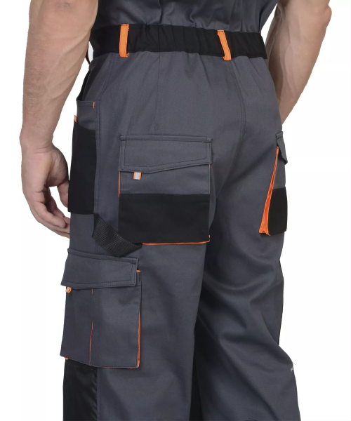 Полукомбинезон СИРИУС-МАНХЕТТЕН стрейч (т.серый)