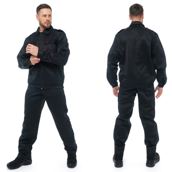 Костюм ОХРАННИК с БР (черный)