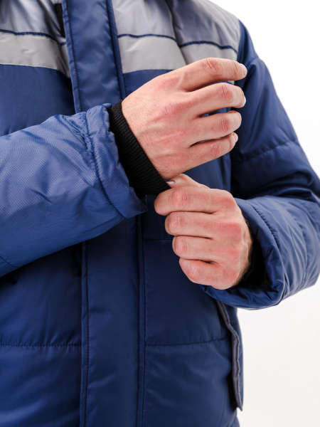 Куртка ЭРЕБУС зимняя (т.синий/серый)