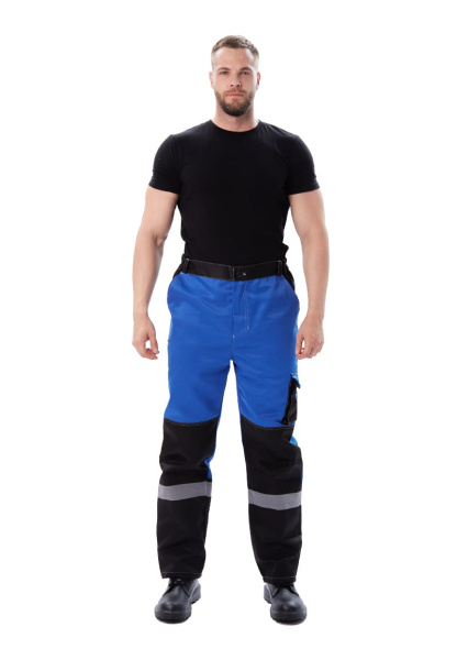 Костюм ВОЛГАРЬ с БР (василек/черный)