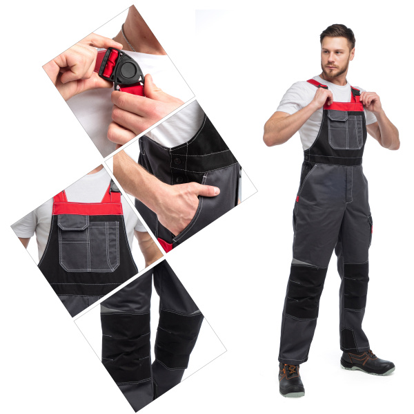 Костюм ФОРМУЛА с ПК (т.серый/красный/черный)