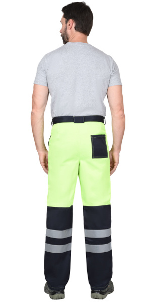 Костюм СИРИУС-МАГИСТРАЛЬ-ЛЮКС с БР (лимонный/синий)