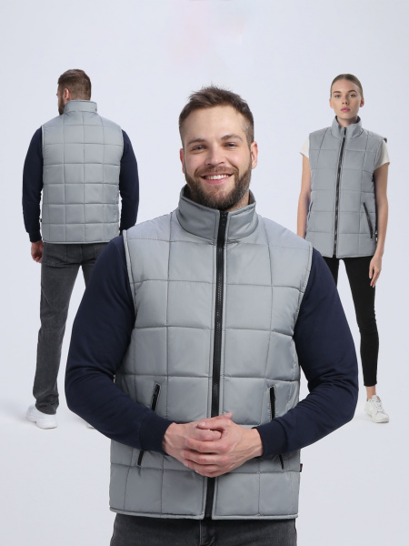 Жилет ОФИС зимний (серый)