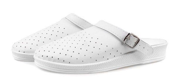 Сабо STEP 10-12-2  иск.кожа (белый)