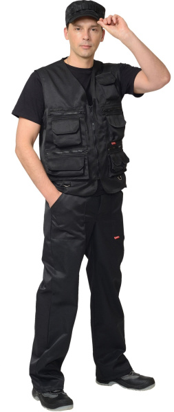 Жилет разгрузочный универсальный (черный)