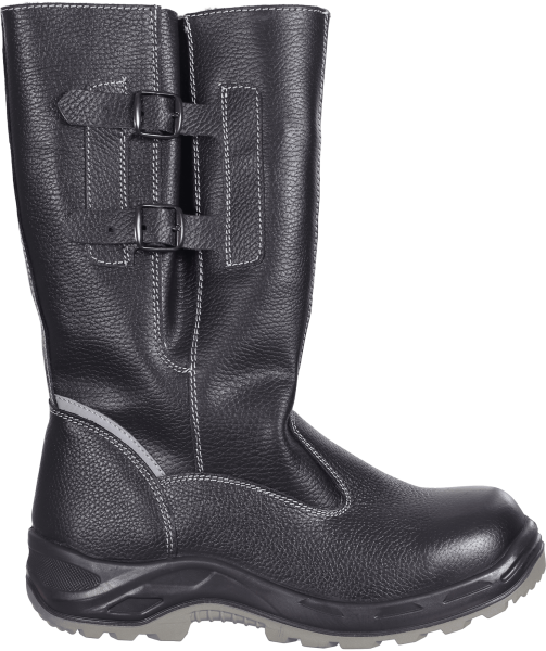 Сапоги TURBO ПУ/нитрил высокие с КП нат. мех