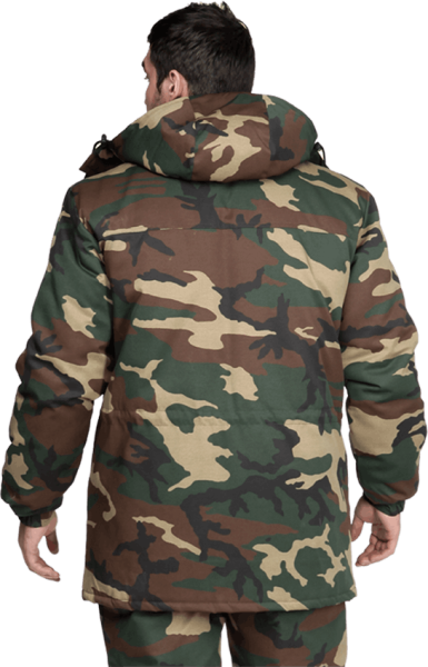 Куртка ТУРИСТ зимняя (кмф зелёный)