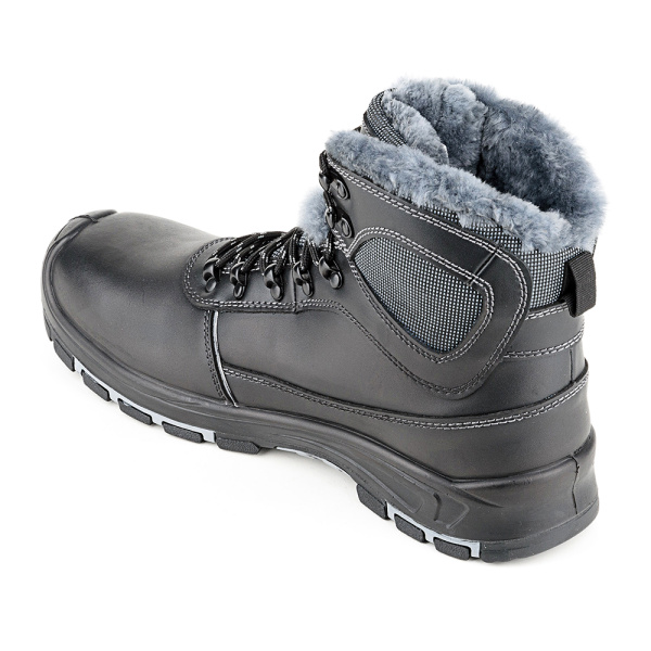 Ботинки ЛИДЕР 740РКВНМ ПУ-Нитрил нат.мех с КП и КС