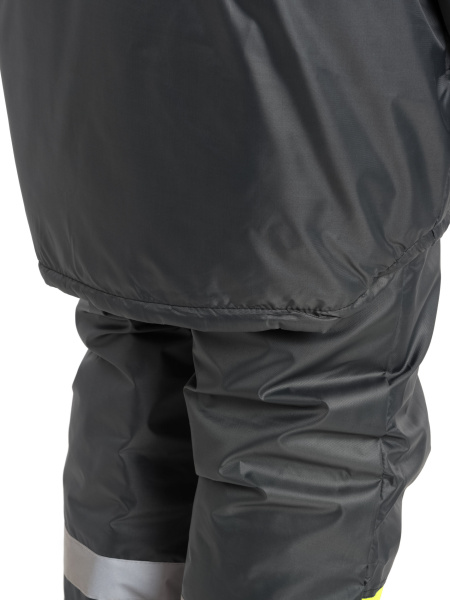 Костюм ГРАДУС зимний с ПК (т.серый/черный/лимон)