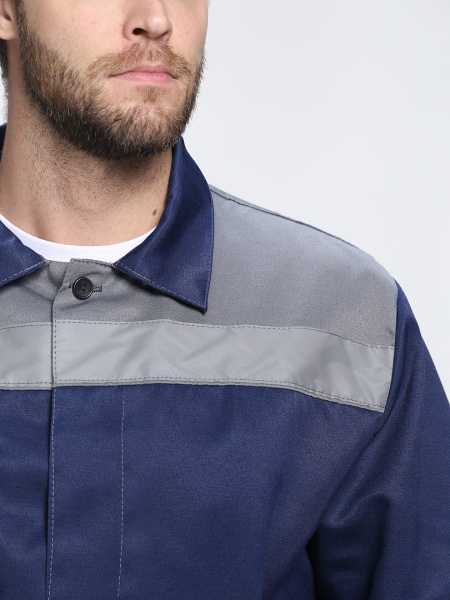 Костюм ЛИГОР-2 СОП К. с ПК (т.синий/серый)