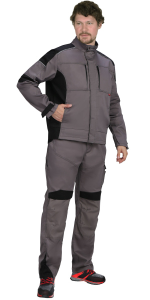 Куртка ЦИТРИН (серый/черный)