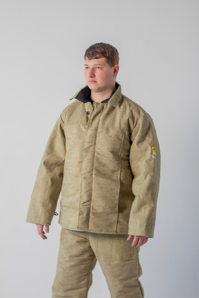 Костюм брезентовый пл. 550 гр зимний с накладками с БР