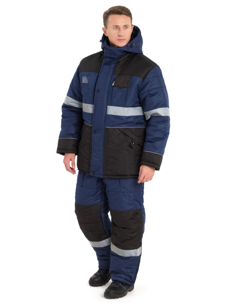 Костюм НОРДМЕН зимний с СОП с ПК (синий/чёрный)