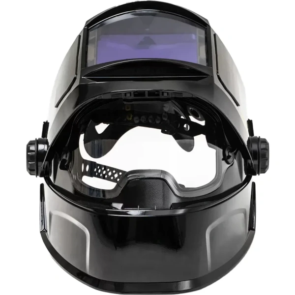 Маска сварщика КЕДР К-924 EXPERT dual в разобраном виде (черный)