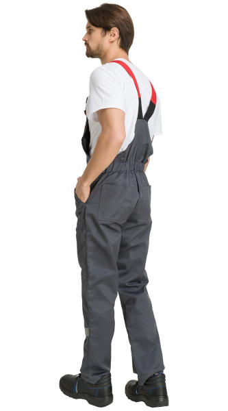 Костюм RONTA KS591 с ПК (т.серый/красный)