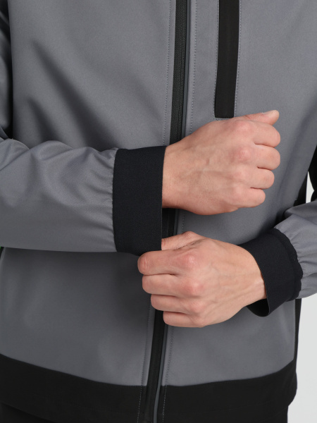 Куртка PROFLINE LEADER софтшел (серый/черный)