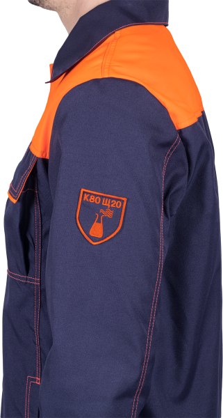 Костюм ХИМОС противокислотный (т.синий/оранжевый)