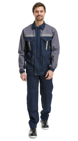 Костюм RONTA KS804 с БР (т.синий/серый)