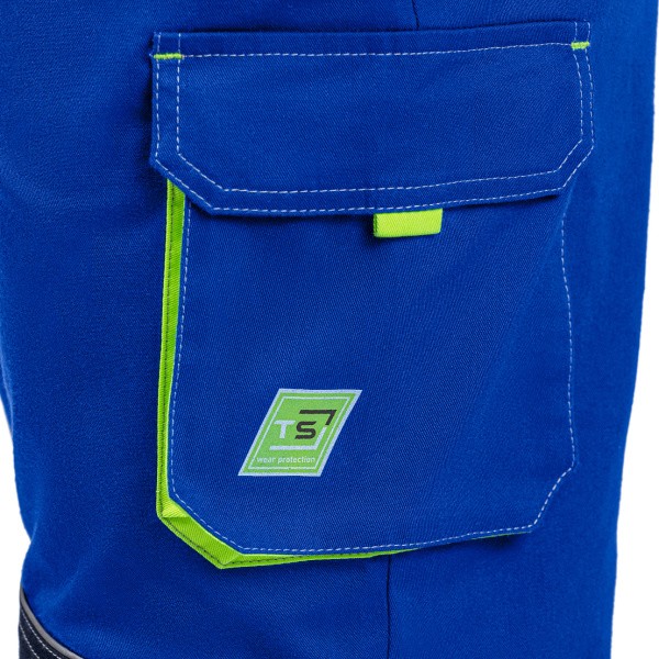 Полукомбинезон РЕЙН (василек/т.синий/лайм)