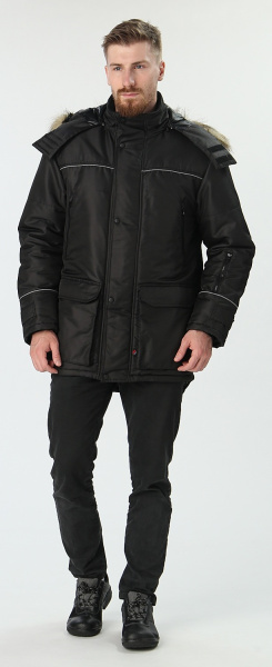 Куртка АЛЯСКА-ЛЮКС зимняя (черный)
