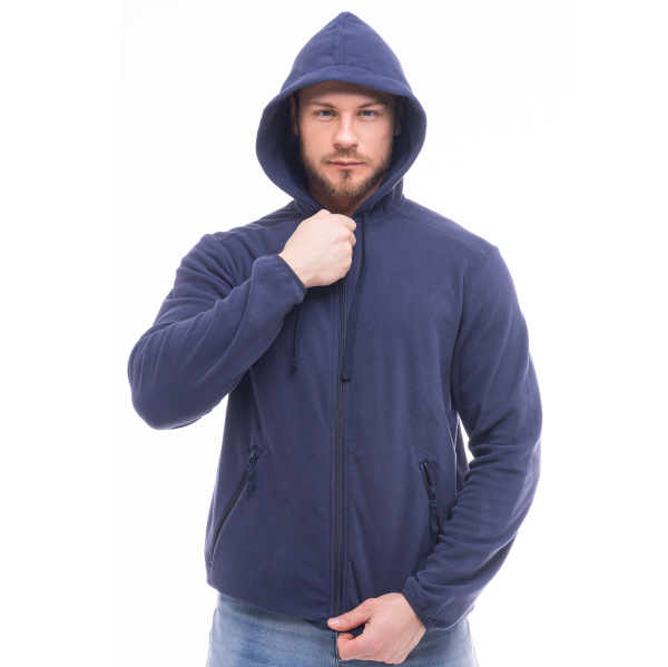 Толстовка JF-02 флисовая (т.синий)