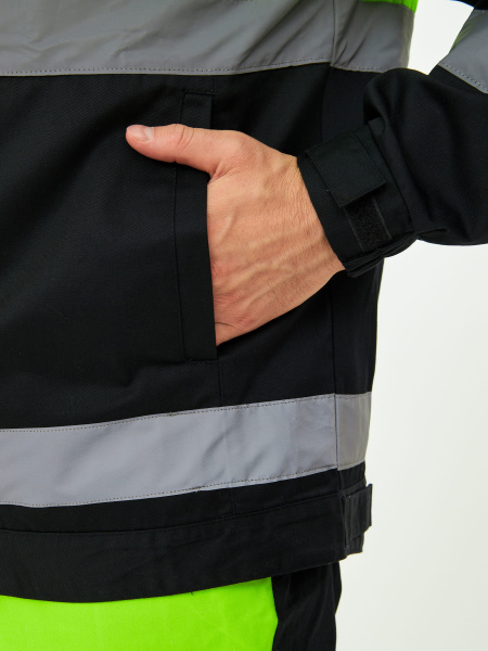 Костюм сигнальный PROFLINE SPECIALIST-2 с ПК (желтый/черный)