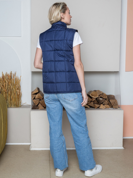 Жилет ОФИС зимний (т.синий)