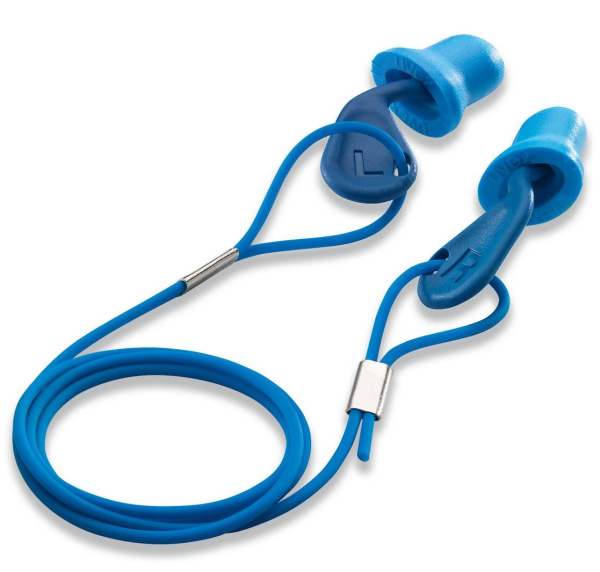 Беруши UVEX ИКСАКТ-ФИТ ДЕТЕК одноразовые со шнурком (синий)