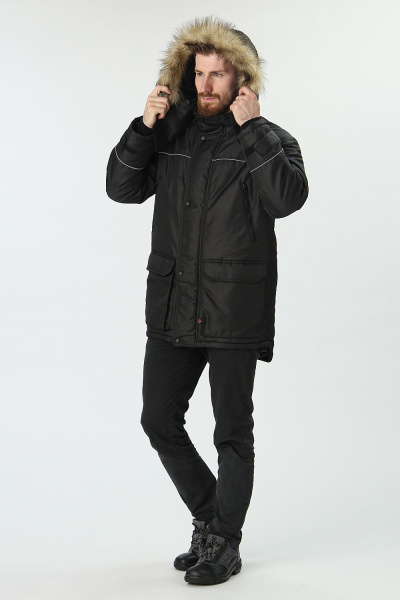 Куртка АЛЯСКА-ЛЮКС зимняя (черный)