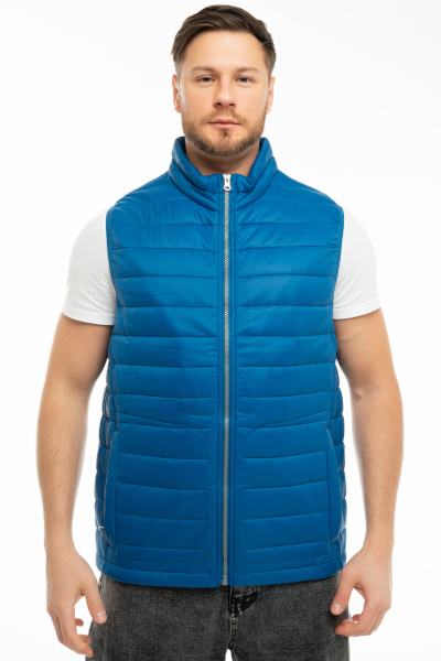 Жилет J-01 зимний (васильковый/лимонный)