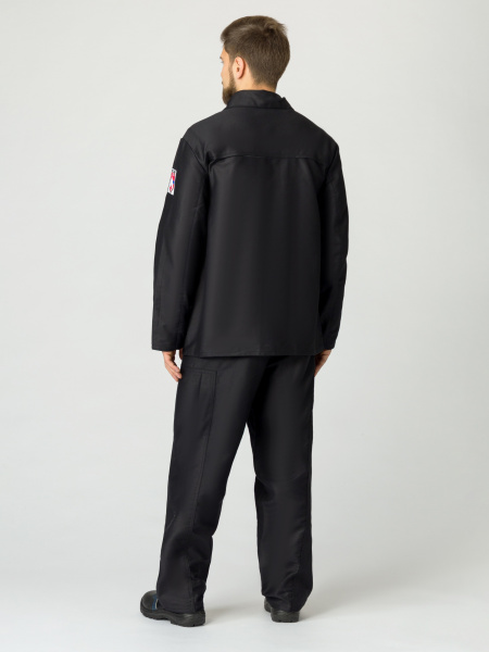 Костюм МОЛЕСКИН с БР с ОП-пропиткой ГОСТ (черный)