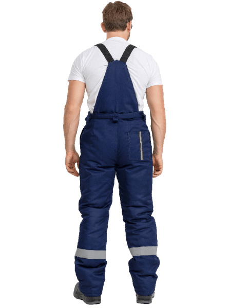 Костюм RONTA KS580 зимний с ПК (т.синий/св.серый)