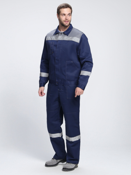 Костюм ЛИГОР-2 СОП К. с ПК (т.синий/серый)
