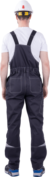 Полукомбинезон ТУРБО SAFETY (т.серый/чёрный)