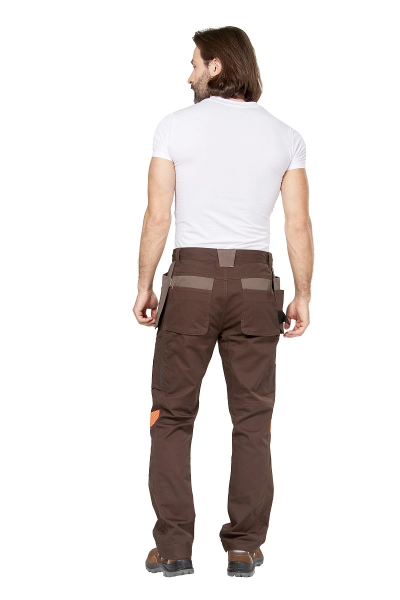 Брюки МИСТ (коричневый/бежевый)