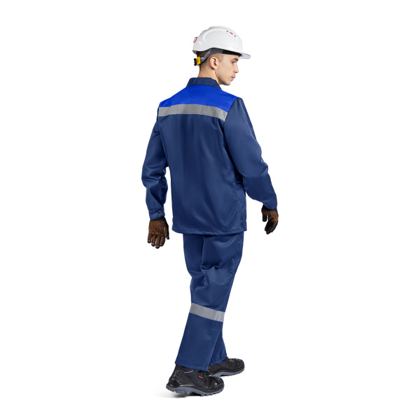 Костюм СТАНДАРТ-2 СОП с БР (т.синий/василек)