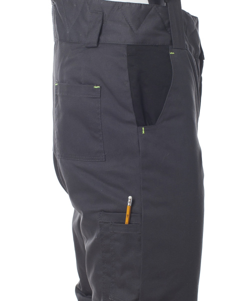 Костюм КОРВЕТ зимний с БР (т.серый/черный/лимон)