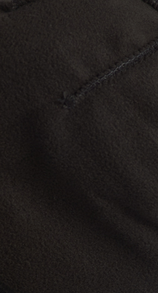 Шапка трикотажная на флисе вязка 12 класс (черный)