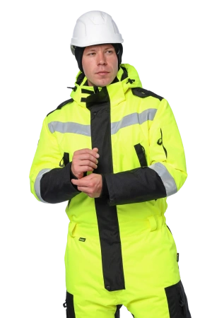 Комбинезон BRODEKS KW 505 зимний (желтый/черный)
