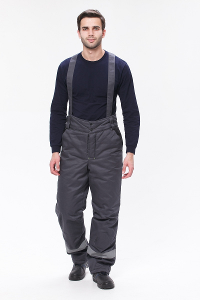 Костюм РЕГИОН-ПЛЮС с БР (серый/черный/лимонный)