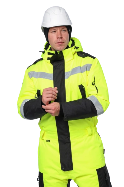 Комбинезон BRODEKS KW 505 зимний (желтый/черный)