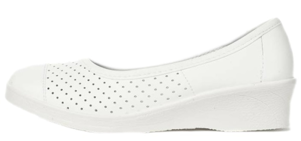 Туфли АЛМИ ЭМАНУЭЛА 6812-00101 ПВХ женские нат.кожа (белый)