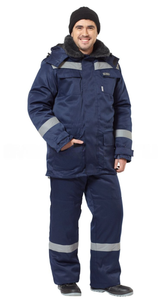 Костюм ГЕРМЕС УЛЬТРА зимний с БР (темно-синий)